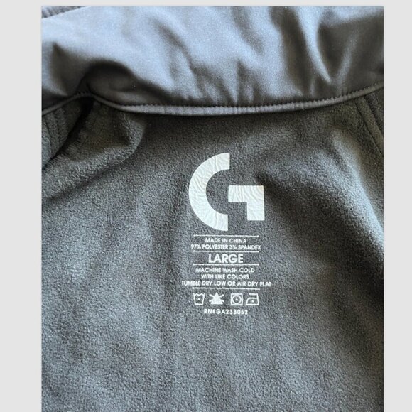 Logitech G Hero Softshell Jacket Men's Size L Black Outdoor Activewear NWT - Picture 4 of 12